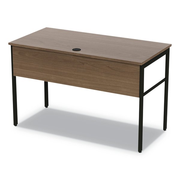 Linea Italia 23-3/4 in D X 47.25" W X 29.5" H, Natural Walnut, Steel UR600NW